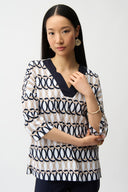 Joseph Ribkoff Geometric Print Tunic Style 261203
