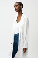 Joseph Ribkoff 3D Dot Cover-Up With Georgette Sleeves Style 261217