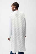 Joseph Ribkoff 3D Dot Cover-Up With Georgette Sleeves Style 261217