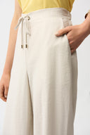Joseph Ribkoff Textured Woven Wide Leg Pull-On Pants Style 261221