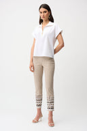 Joseph Ribkoff Geometric Print Straight Pull-On Pants Style 261222