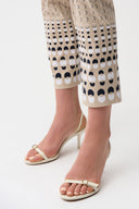 Joseph Ribkoff Geometric Print Straight Pull-On Pants Style 261222