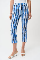 Joseph Ribkoff Abstract Print Crop Pull-On Pants Style 261223
