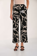 Frank Lyman Floral High-Waisted Wide-Leg Trousers Style 261225