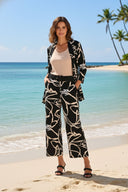Frank Lyman Abstract Print Open-front Blazer Style 261226