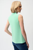 Joseph Ribkoff Sleeveless Trapeze Top With V-neckline Style 261229