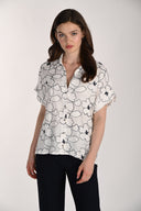 Frank Lyman Floral Button Closure Shirt Style 261239