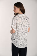 Frank Lyman Floral Button Closure Shirt Style 261239