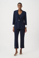Joseph Ribkoff Fitted Blazer With Statement Button Style 261245