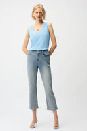 Joseph Ribkoff Sleeveless Straight Top With V-neckline Style 261248