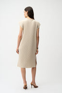 Joseph Ribkoff Pleated Straight Dress With Pockets Style 261252