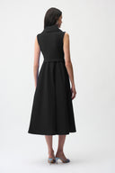 Joseph Ribkoff Fit and Flare Dress With Shawl Collar Style 261274