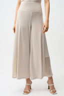 Joseph Ribkoff Silky Knit Wide Leg Pull-On Pants With Mesh Inserts Style 261277.