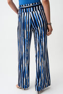 Joseph Ribkoff Stripe Print Wide Leg Pull-On Pants Style 261292