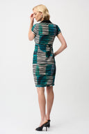 Joseph Ribkoff Geometric Print Sheath Dress Style 261295