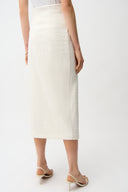 Joseph Ribkoff Bouclé Pencil Skirt With Gold Buttons Style 261301