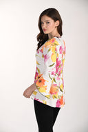Frank Lyman Bell Sleeve Floral Print Jacket Style 261357