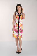 Frank Lyman Floral Sleeveless V-neck Dress Style 261358