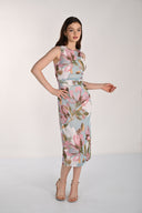 Frank Lyman Sleeveless Floral Midi Dress Style 261362