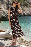Frank Lyman Polka Dot A-line Dress Style 261380