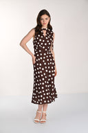 Frank Lyman Polka Dot A-line Dress Style 261380