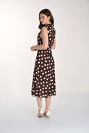 Frank Lyman Polka Dot A-line Dress Style 261380