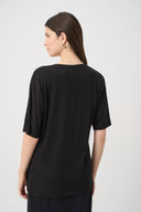 Joseph Ribkoff Boxy Tunic With V-neckline Style 261600