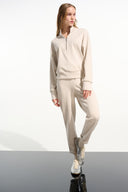 Joseph Ribkoff Sweatshirt With High Collar and Front Zipper Style 261610
