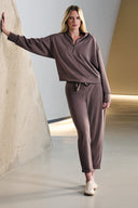 Joseph Ribkoff Sweatshirt With High Collar and Front Zipper Style 261610
