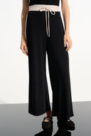 Joseph Ribkoff Silky Knit Color Block Wide Leg Pull-On Pants Style 261612.