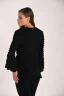 Frank Lyman Textured Slit Sleeve Jacket with Zipper Style 261614
