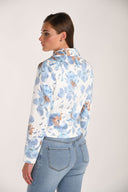 Frank Lyman Floral Moto Style Jacket Style 261618