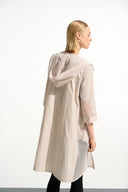 Joseph Ribkoff Memory and Mesh A-Line Cover-Up With Hood Style 261620