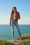 Frank Lyman Slim Cropped Mid-rise Jeans Style 261625