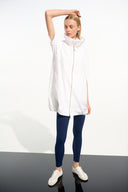 Joseph Ribkoff Memory Cocoon Vest With Shirred Collar Style 261639