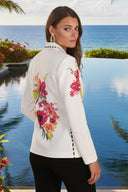 Frank Lyman Floral Print Casual Blazer Style 261655