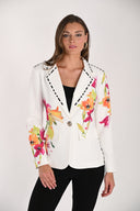 Frank Lyman Floral Print Casual Blazer Style 261655
