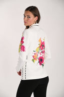Frank Lyman Floral Print Casual Blazer Style 261655