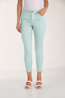 Frank Lyman Palm Tree Embellished Slim Fit Jeans Style 261661