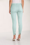 Frank Lyman Palm Tree Embellished Slim Fit Jeans Style 261661