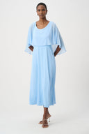 Joseph Ribkoff A-Line Dress With Chiffon Overlay Style 261708