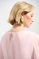 Joseph Ribkoff A-Line Dress With Chiffon Overlay Style 261708