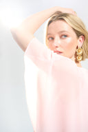 Joseph Ribkoff A-Line Dress With Chiffon Overlay Style 261708