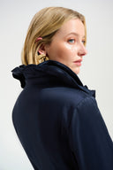 Joseph Ribkoff Fit And Flare Dress With Lapel Collar Style 261719