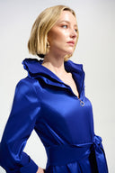 Joseph Ribkoff Fit And Flare Dress With Lapel Collar Style 261719