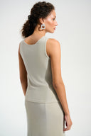 Joseph Ribkoff Fitted Jacket & Cami Set With Rhinestones Button Style 261749