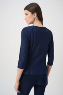 Joseph Ribkoff Fitted Jacket & Cami Set With Rhinestones Button Style 261749