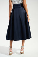 Joseph Ribkoff Flared Skirt With Box Pleats Style 261757