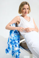 Joseph Ribkoff Straight Top With Rhinestones Trim Style 261782