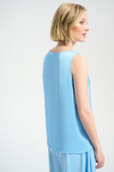 Joseph Ribkoff Straight Top With Rhinestones Trim Style 261782